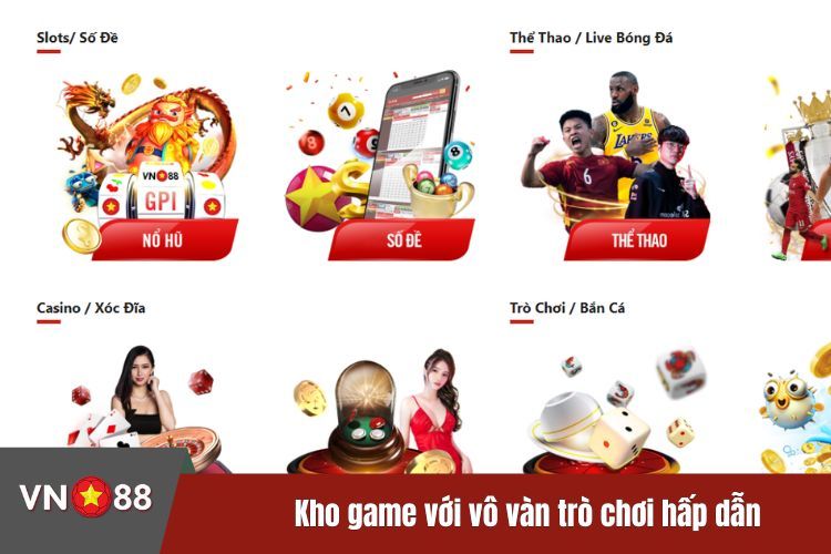 Kho game với vô vàn trò chơi hấp dẫn