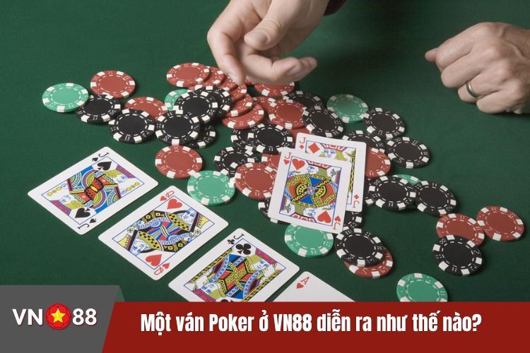 Một ván Poker ở VN88 diễn ra như thế nào?